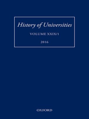 cover image of History of Universities